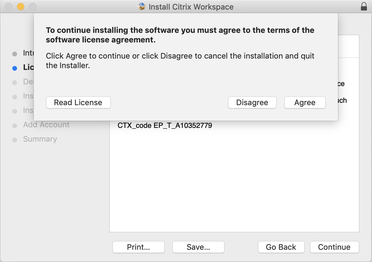 Citrix workspace for mac 10.14