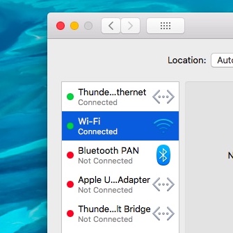 Select Wi-Fi